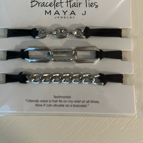 NIP Maya J Bracelet Hair Ties - Picture 3 of 4